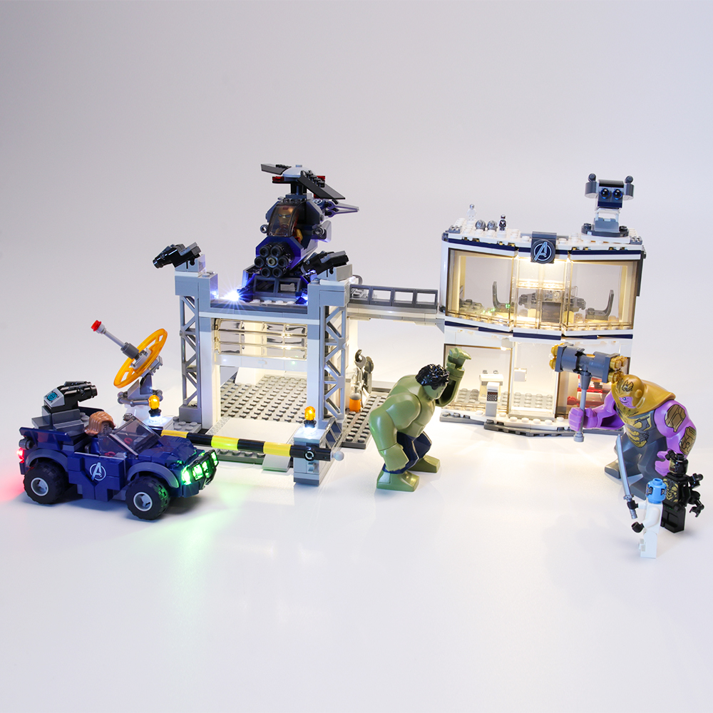 Light Kit For Avengers Compound Battle LED Lighting Set 76131