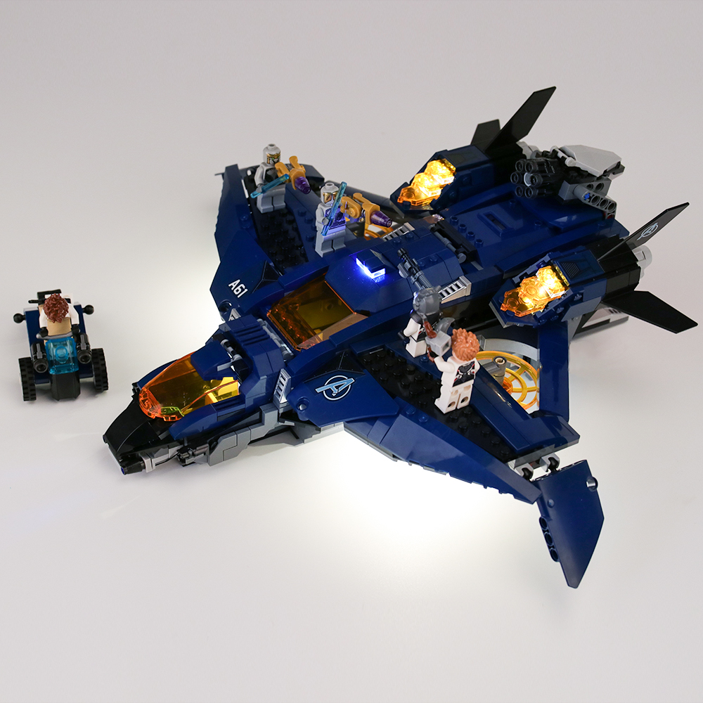 Light Kit For Avengers Ultimate Quinjet LED Highting Set 76126