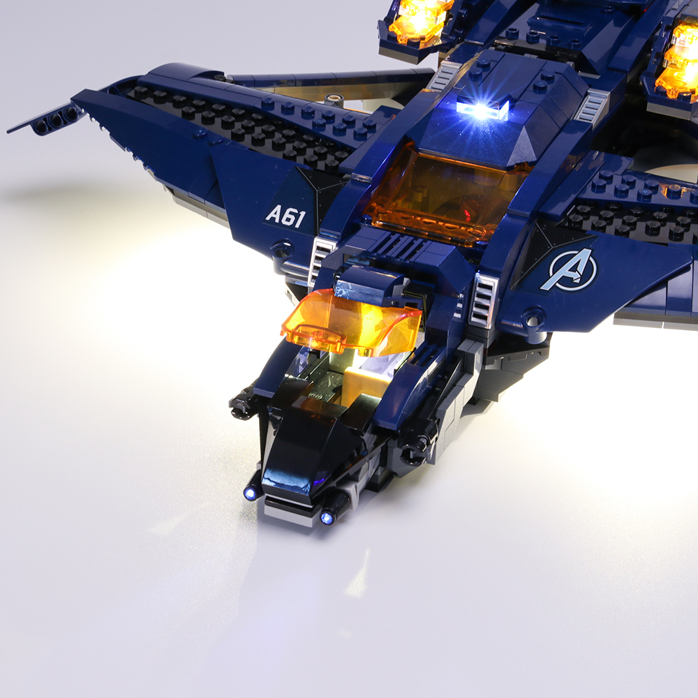 Light Kit For Avengers Ultimate Quinjet LED Highting Set 76126