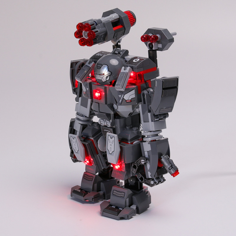 Avengers War Machine Buster LED Highting Set 76124 용 라이트 키트