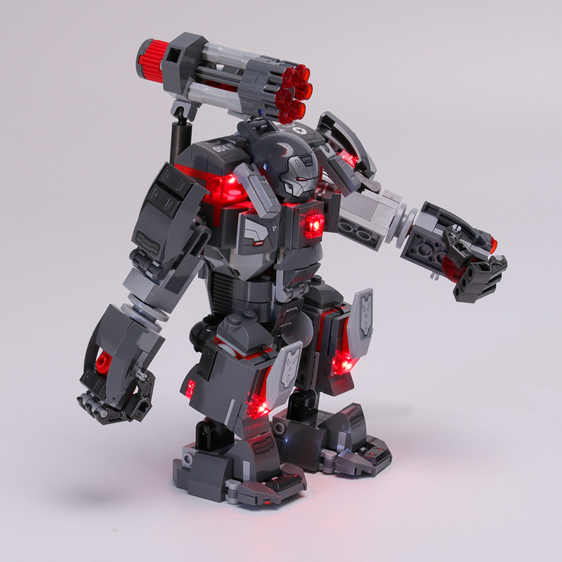 Avengers War Machine Buster LED Highting Set 76124 용 라이트 키트