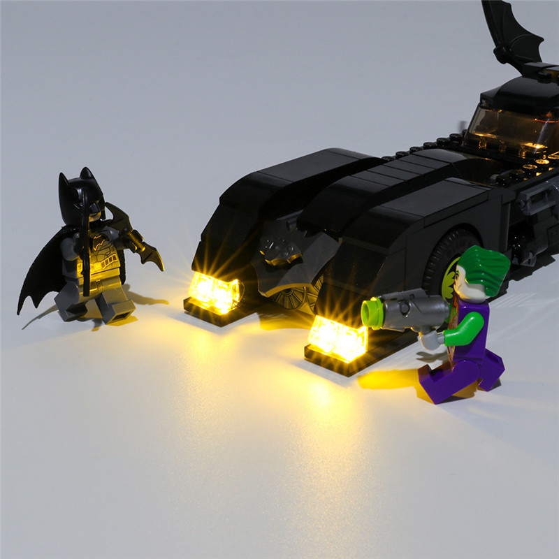 Beleuchtungsset für die Verfolgung von Batmobilen des Joker LED Highting Set 76119