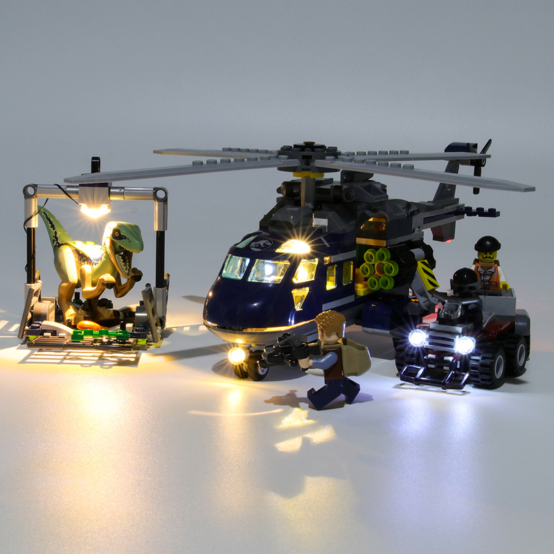 Blue helicopter pursuit sales lego