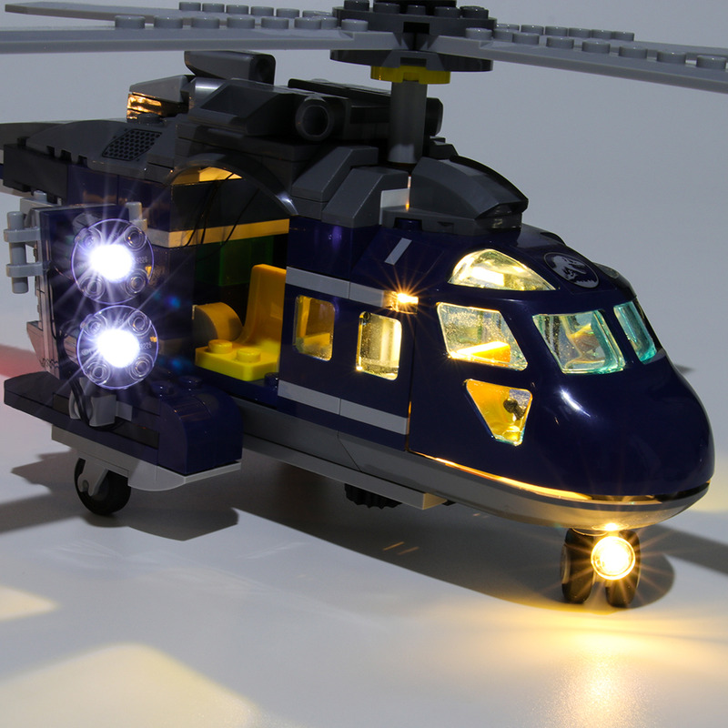 Beleuchtungsset für das LED-Hebeset 75928 von Blue's Helicopter Pursuit