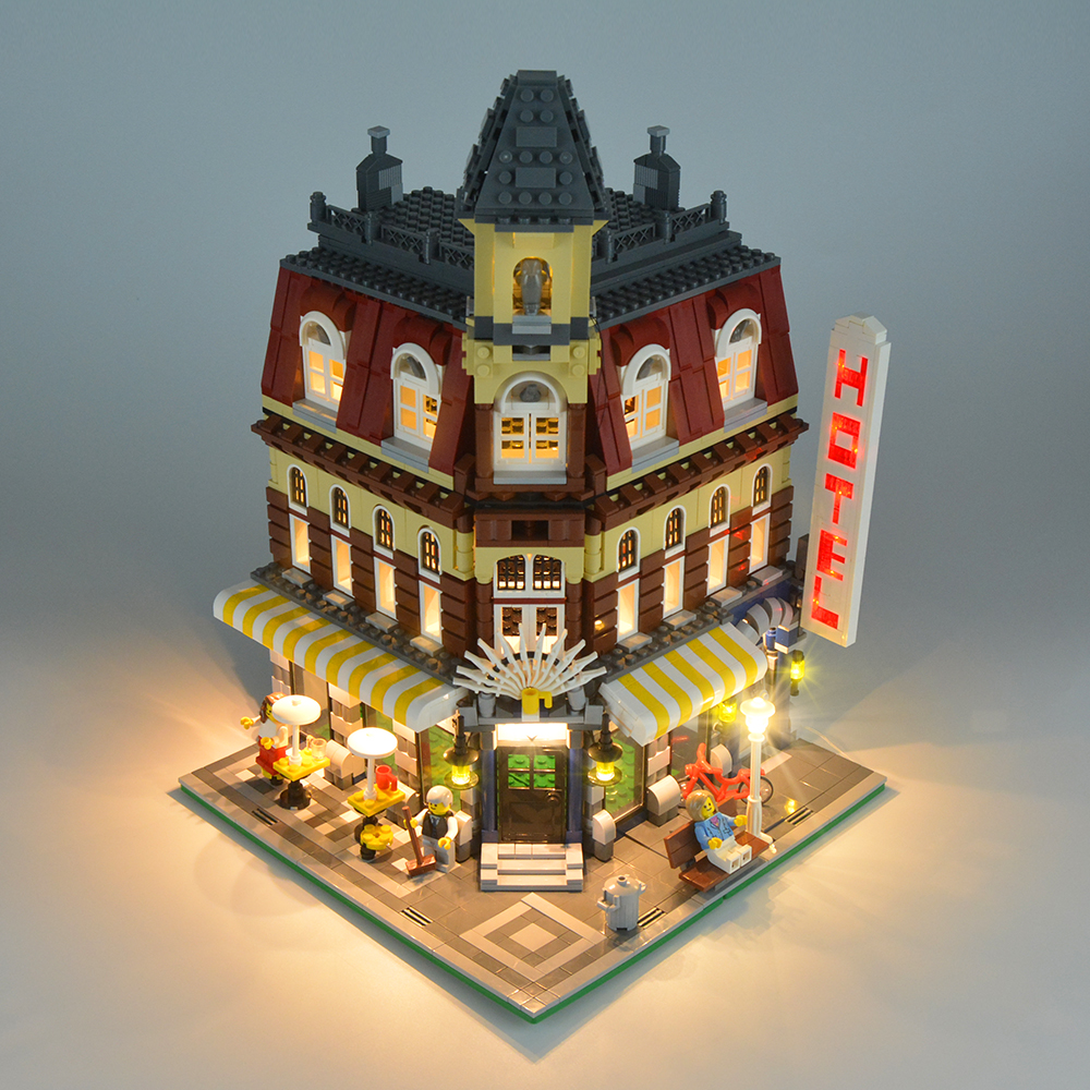 Compatible with Lego 10182 Set LED Light Kit for Cafe Corner