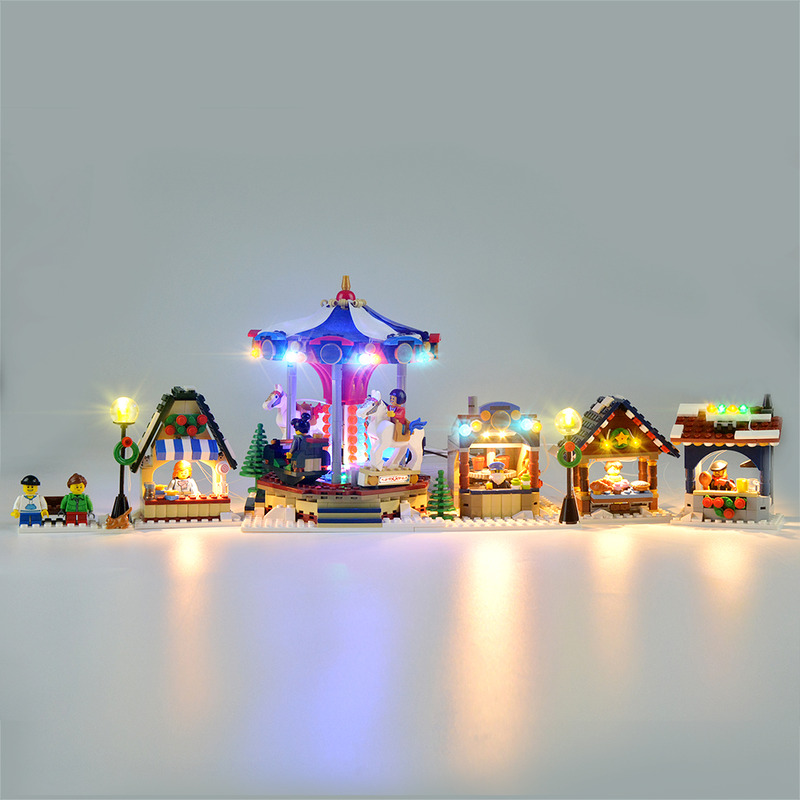 Beleuchtungsset für Weihnachten Winter Village Market LED-Beleuchtungsset 10235