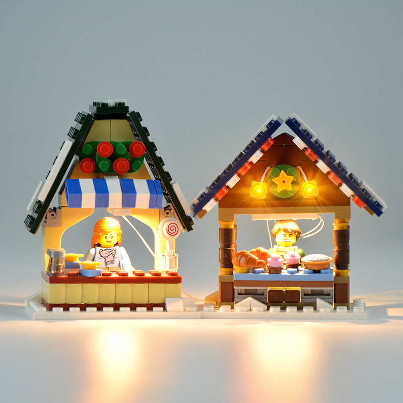 Beleuchtungsset für Weihnachten Winter Village Market LED-Beleuchtungsset 10235