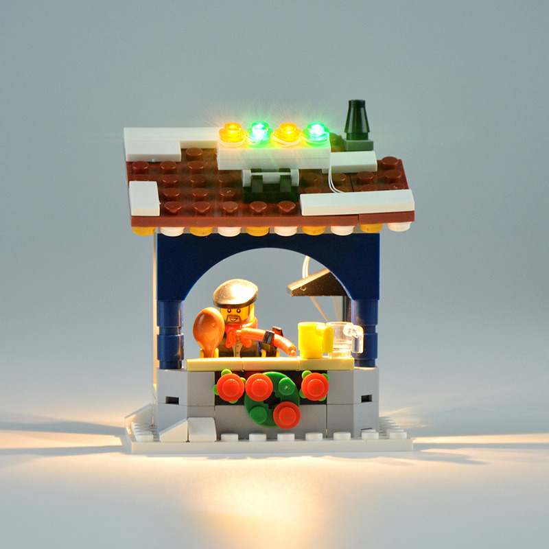 Light Kit For Christmas Winter Village Market LED Highting Set 10235