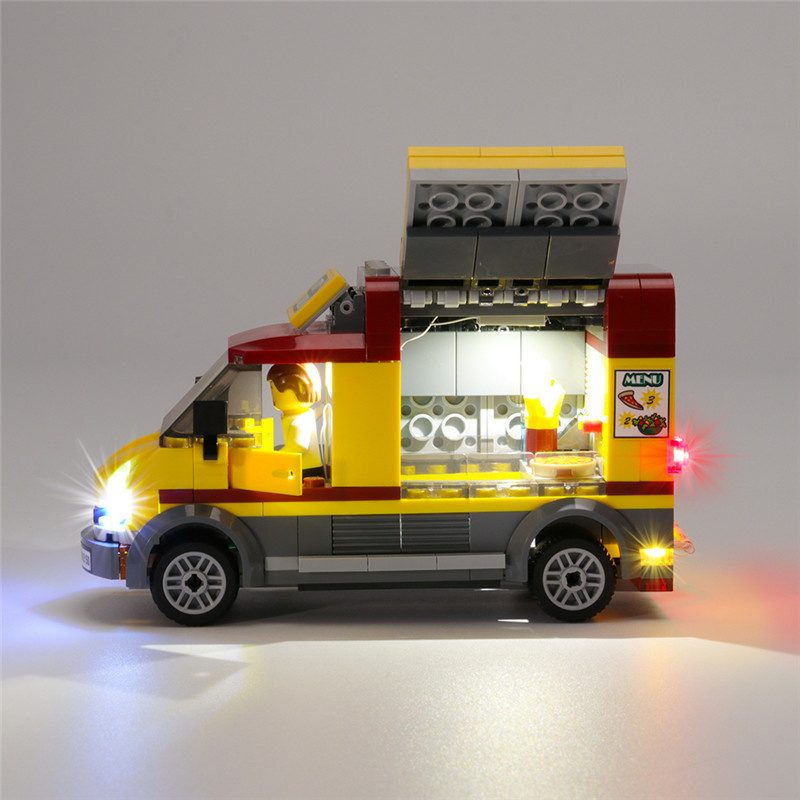 Light Kit For City Pizza Van LED Highting Set 60150