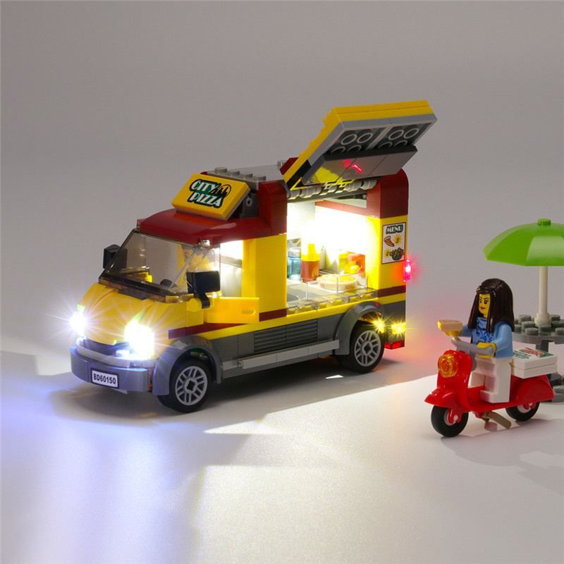 Light Kit For City Pizza Van LED Highting Set 60150