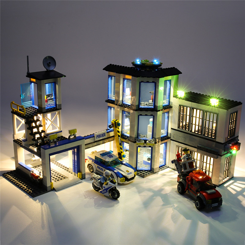 Light Kit For City Police Station LED Highting Set 60141