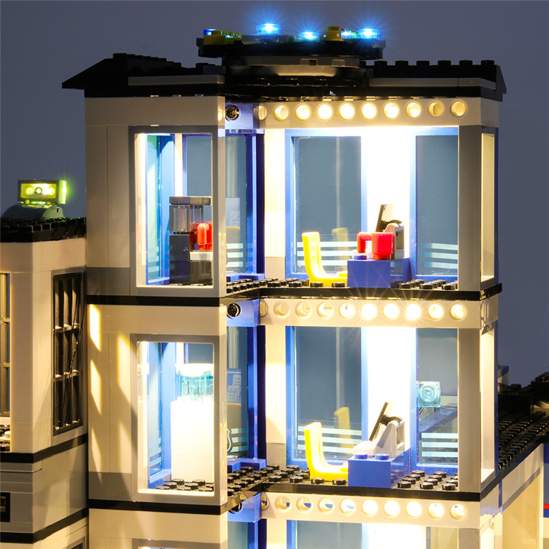 LED-Beleuchtungsset für die Beleuchtung der LEGO 60141 Police Station City Serie 