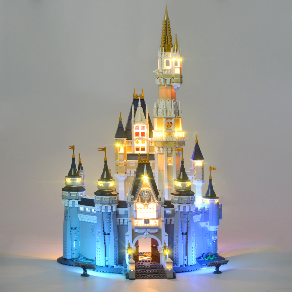 Light Kit For Disney Castle LED Lighting Building Set 71040