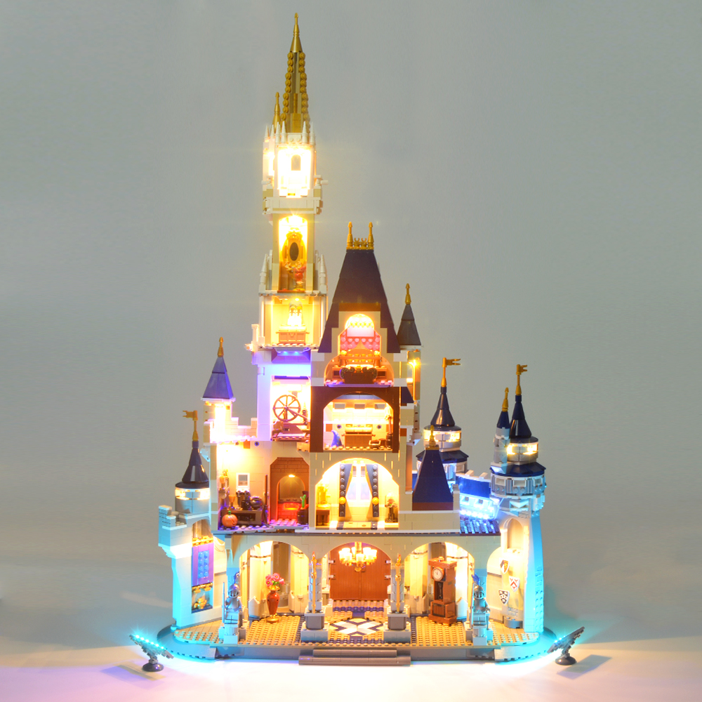 Light Kit For Disney Castle LED Lighting Building Set 71040