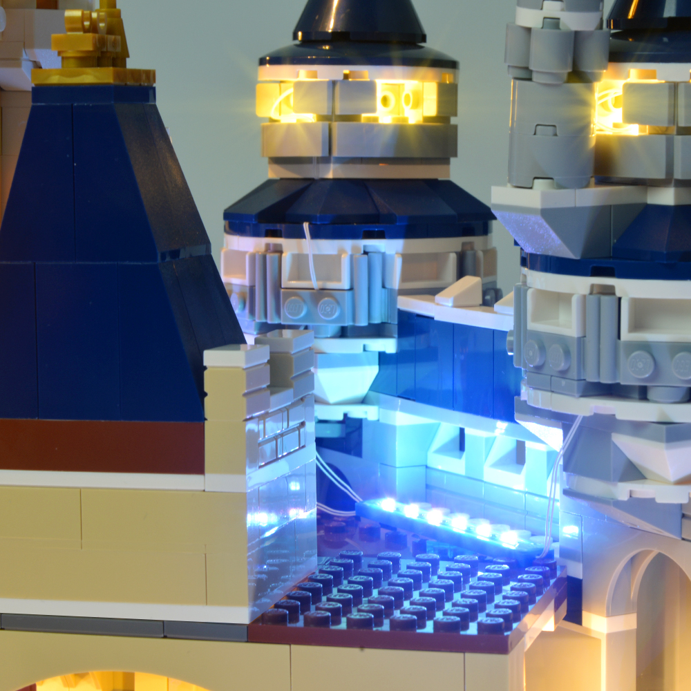 Light Kit For Disney Castle LED Lighting Building Set 71040