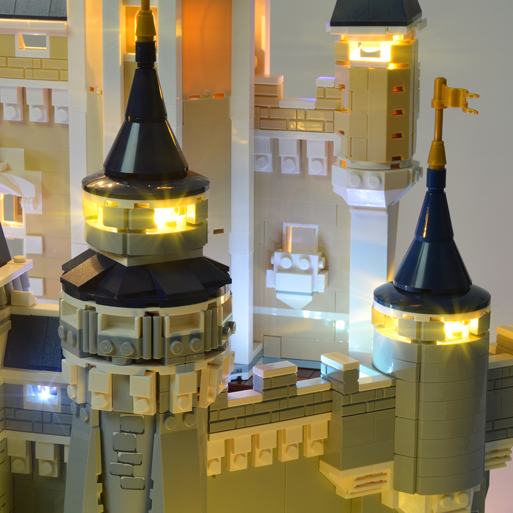 Light Kit For Disney Castle LED Lighting Building Set 71040