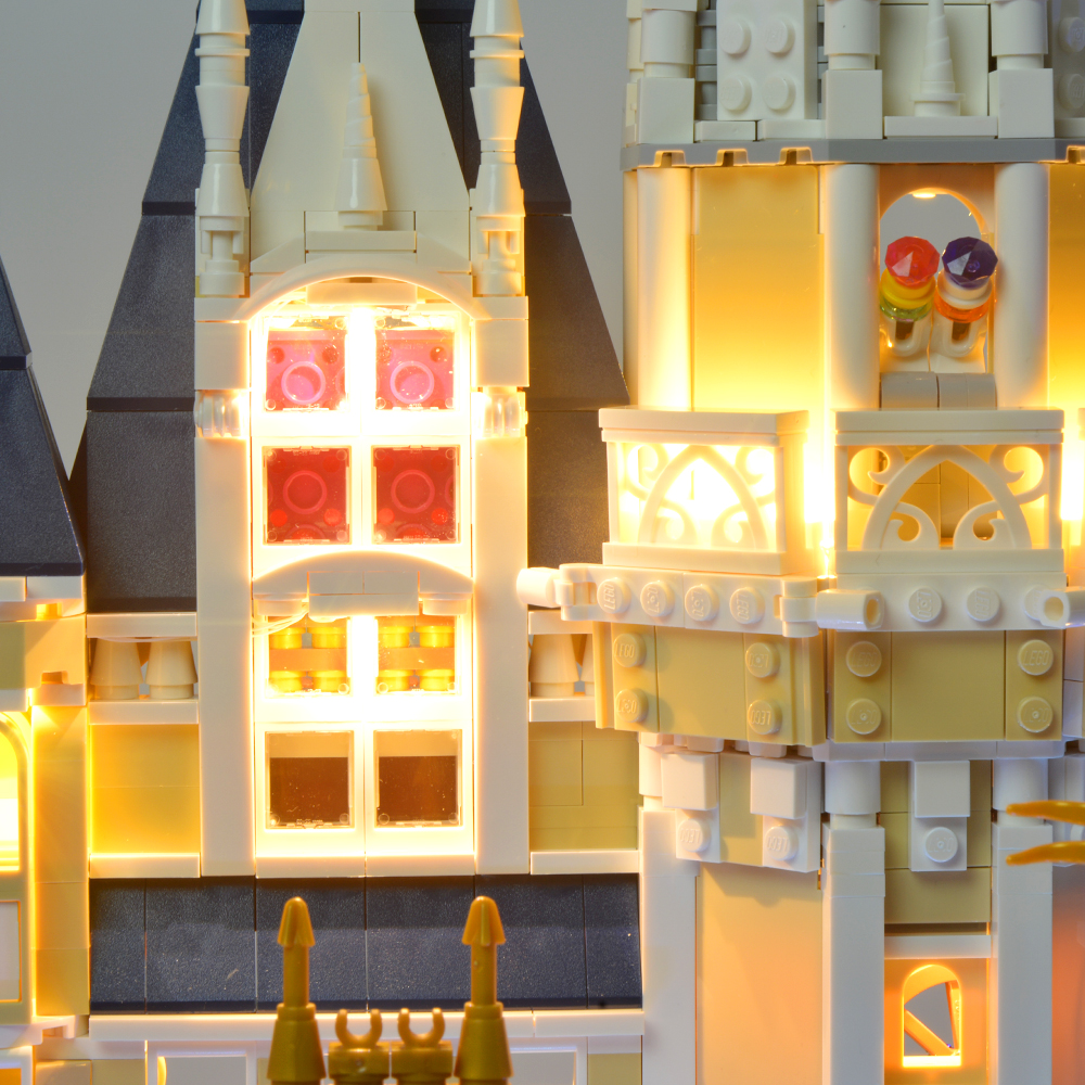 Light Kit For Disney Castle LED Lighting Building Set 71040