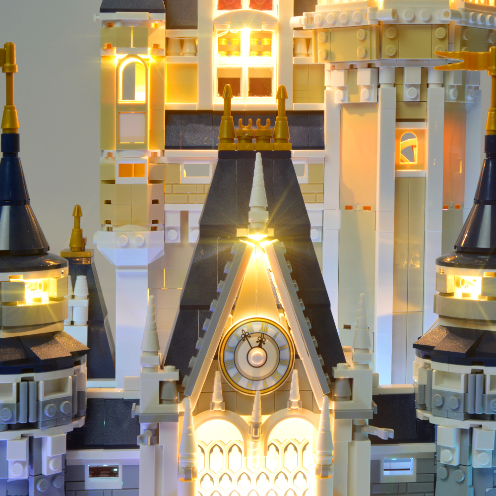 Light Kit For Disney Castle LED Lighting Building Set 71040