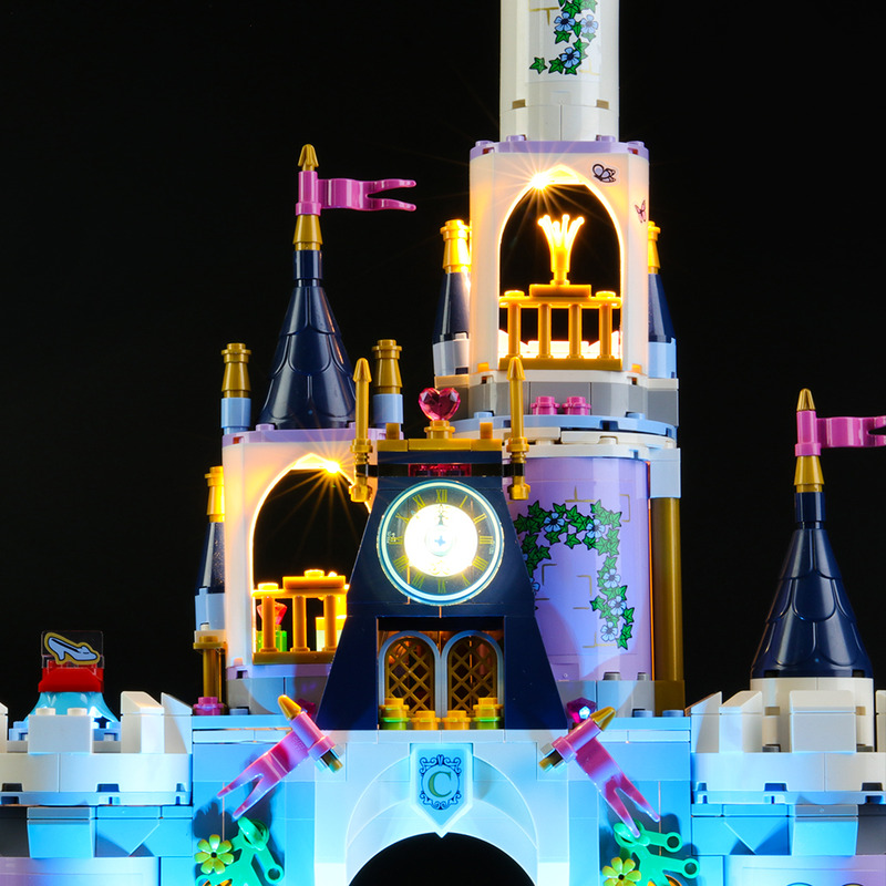 Light Kit For Disney Princess Cinderella s Dream Castle LED Lighting Set 41154 BuildingToyStore