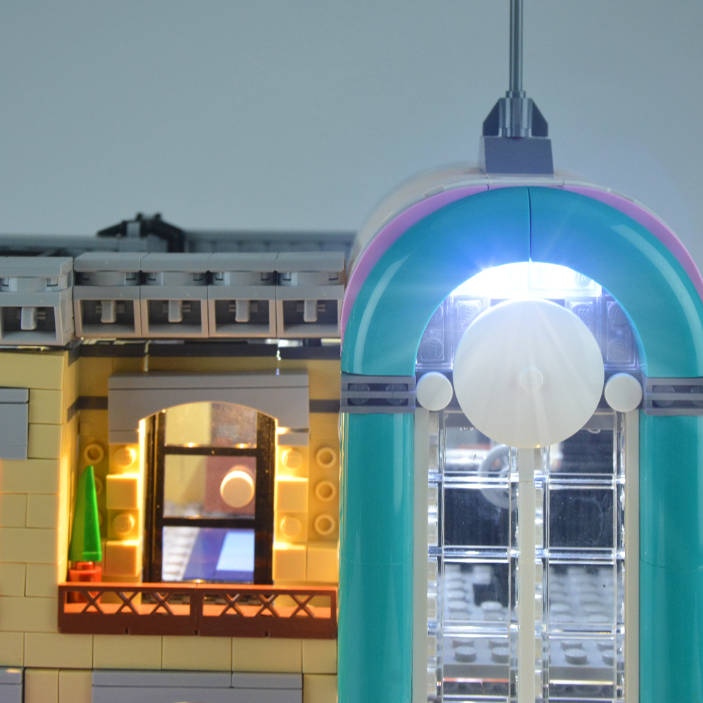 Beleuchtungsset für Downtown Diner LED-Beleuchtungsset 10260