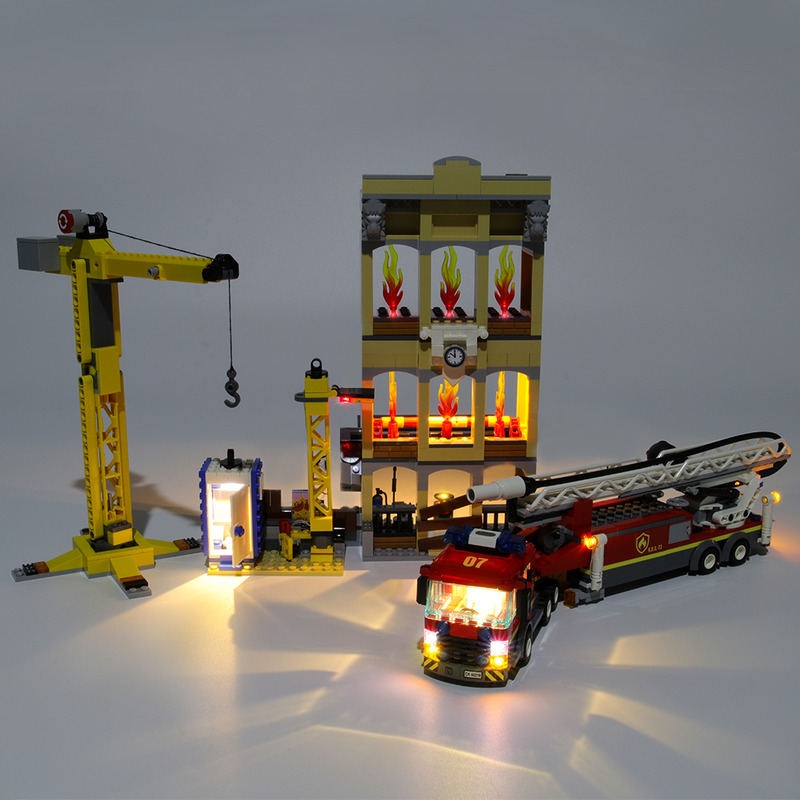 Light Kit For Downtown Fire Brigade LED Highting Set 60216