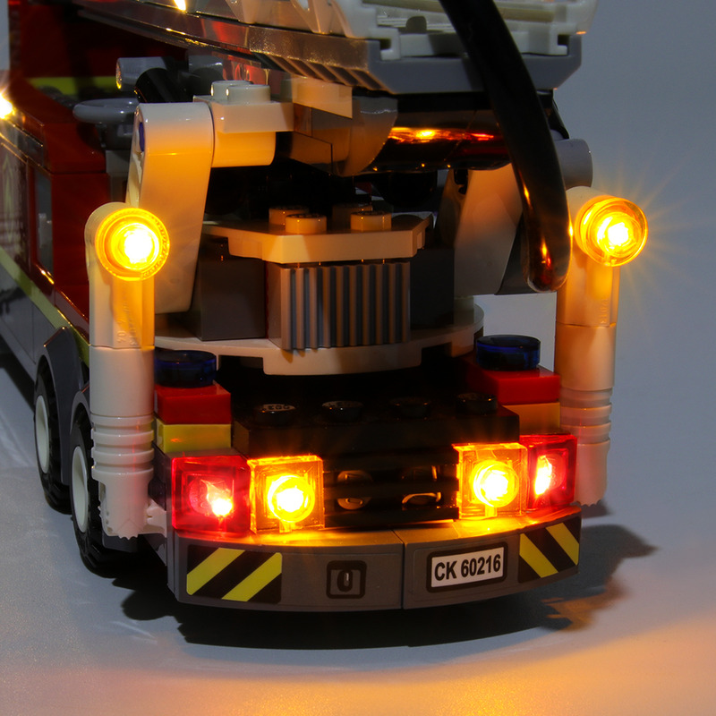Beleuchtungsset für LED-Beleuchtungsset 60216 der Feuerwehr in der Innenstadt
