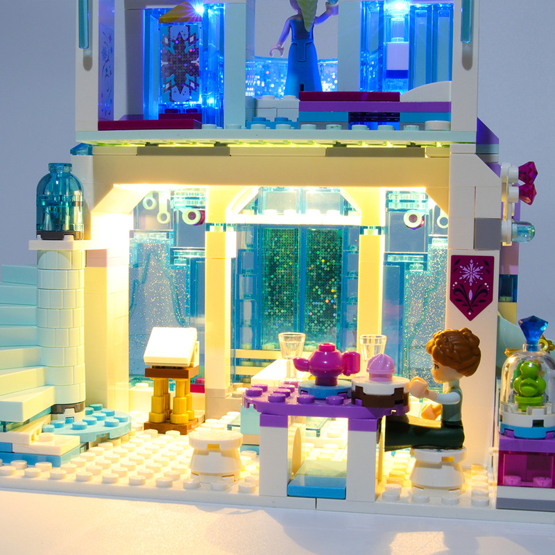 Elsa's Magical Ice Palace LED Highting Set 41148용 라이트 키트
