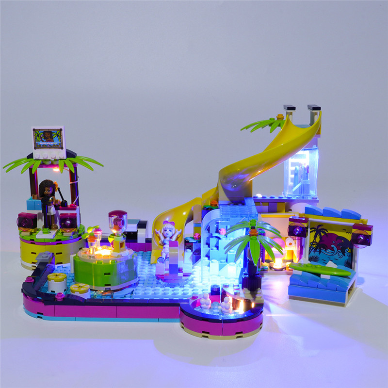 Light Kit For Friends Andrea's Pool Party LED Highting Set 41374