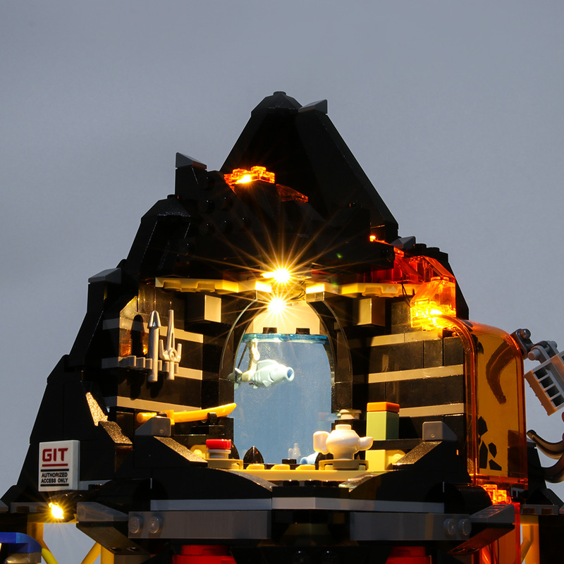 Light Kit For Garmadon's Volcano Lair LED Highting Set 70631