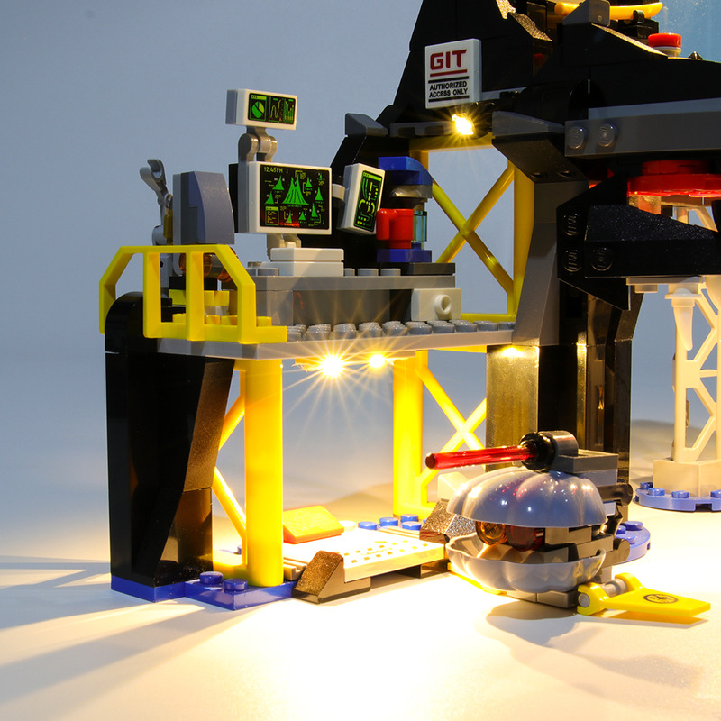 Light Kit For Garmadon's Volcano Lair LED Highting Set 70631
