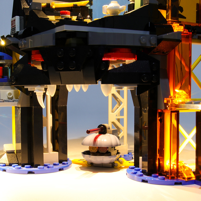 Light Kit For Garmadon's Volcano Lair LED Highting Set 70631