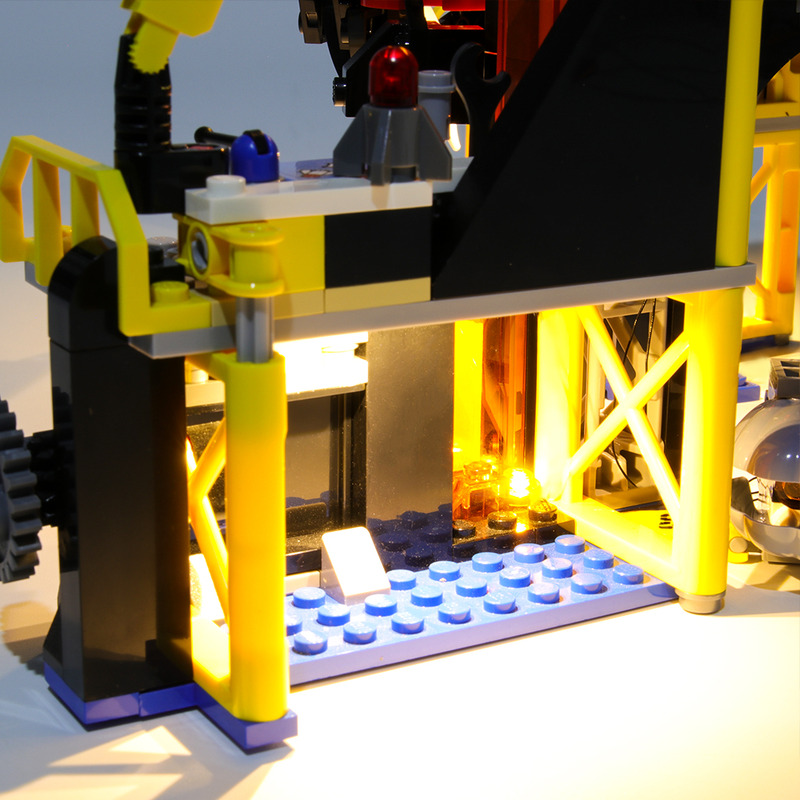 Light Kit For Garmadon's Volcano Lair LED Highting Set 70631