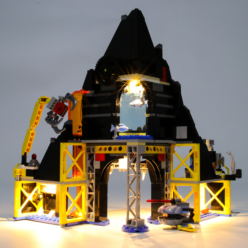 Light Kit For Garmadon's Volcano Lair LED Highting Set 70631