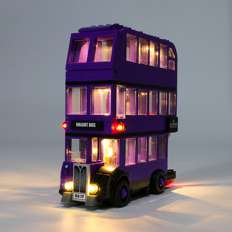 Luz Led Para Lego 75957 el caballero Bus edificio Ladrillos iluminación de Harry Potter 