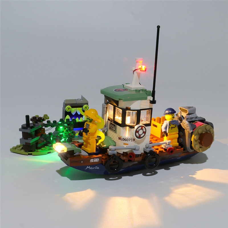 Licht-Kit für Hidden Side Wrecked Shrimp Boat LED-Hebeset 70419