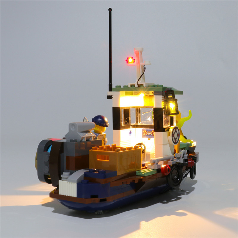 Licht-Kit für Hidden Side Wrecked Shrimp Boat LED-Hebeset 70419
