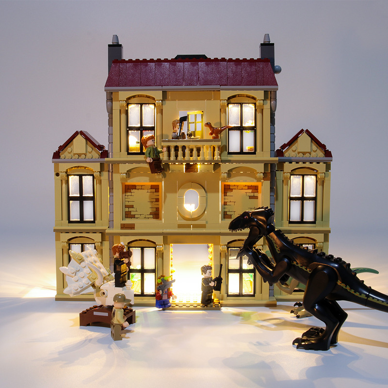 Light Kit For Indoraptor Rampage at Lockwood Estate LED Lighting Set 75930