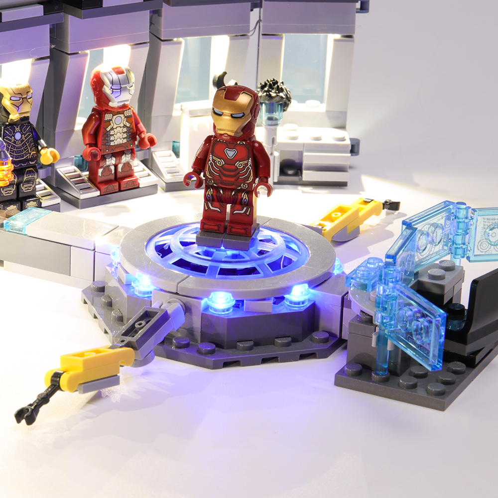 Iron Man Hall of Armor LED Highting Set 76125 용 라이트 키트