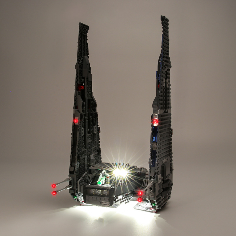 Kylo Ren's Command Shuttle LED Highting Set 75104용 라이트 키트