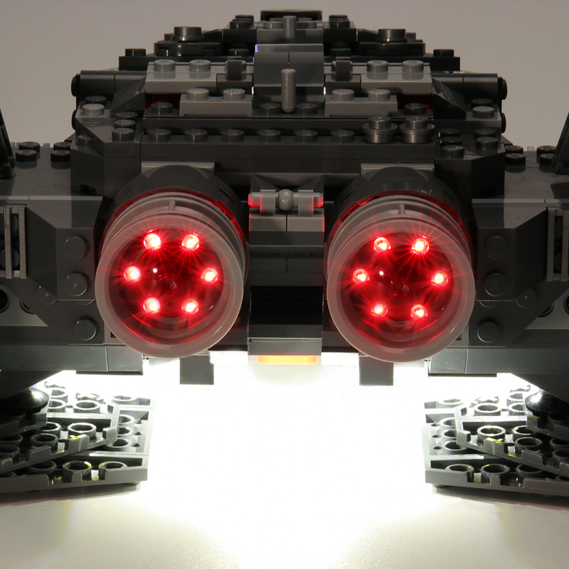 Kylo Ren's Command Shuttle LED Highting Set 75104용 라이트 키트