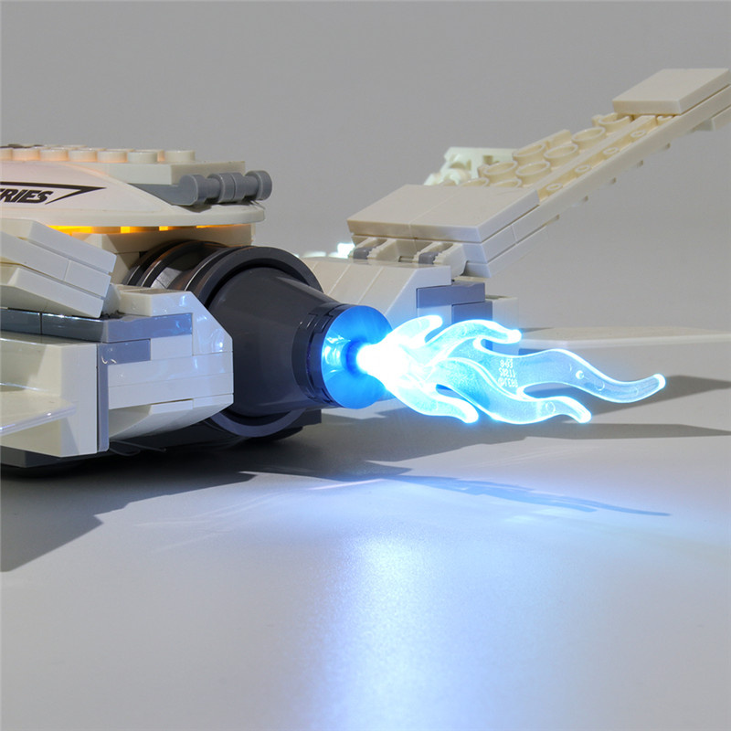 Light Kit For Marvel Stark Jet and the Drone Attack LED Highting Set 76130