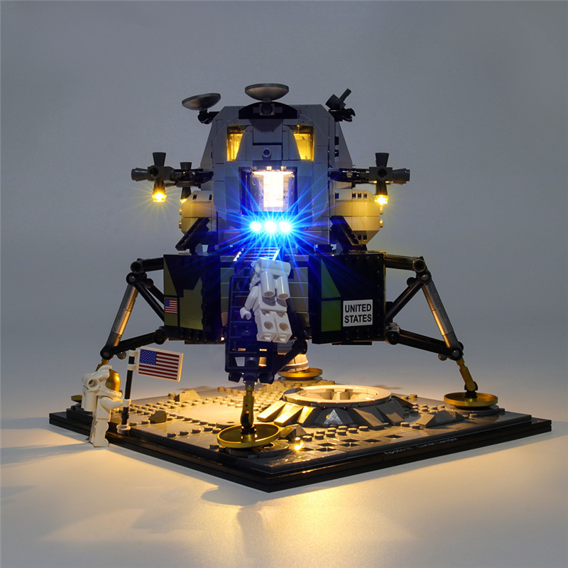 NASA Apollo 11 달 착륙선 LED Highting 세트 10266용 라이트 키트
