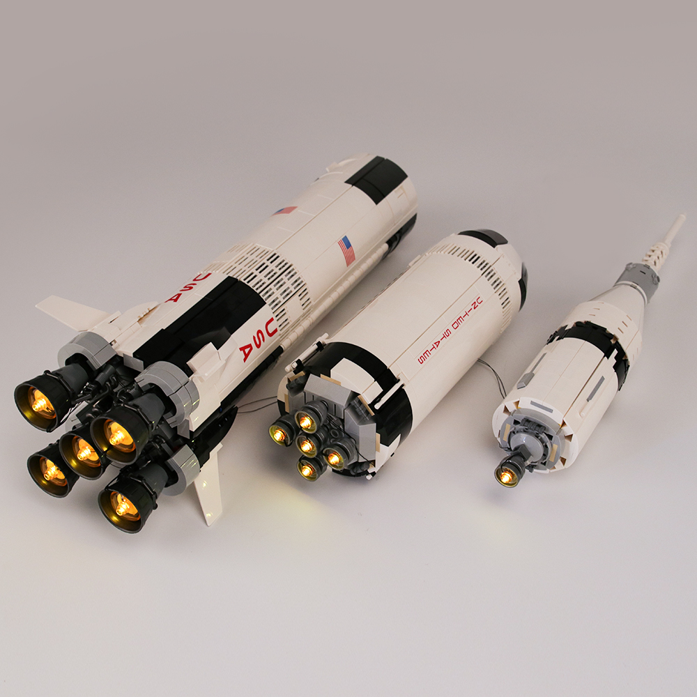 Light Kit For NASA Apollo Saturn V LED Highting Set 21309
