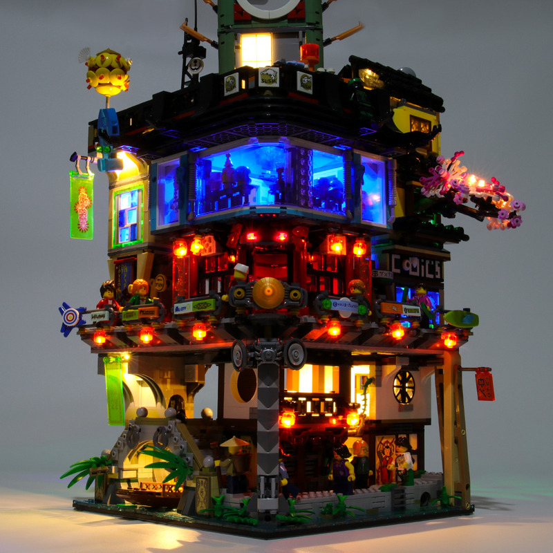 Ninjago City LED Highting Set 70620용 라이트 키트