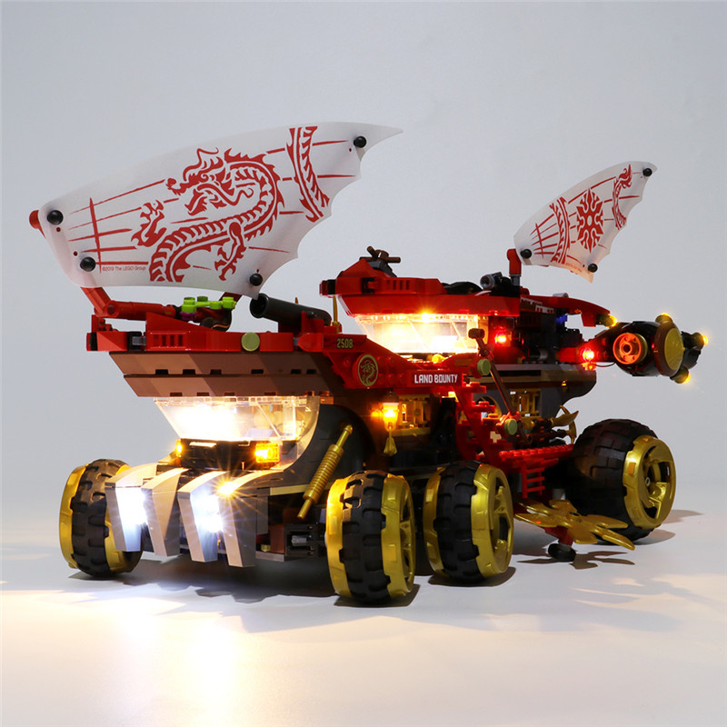 Ninjago Land Bounty LED Highting 세트 70677용 라이트 키트