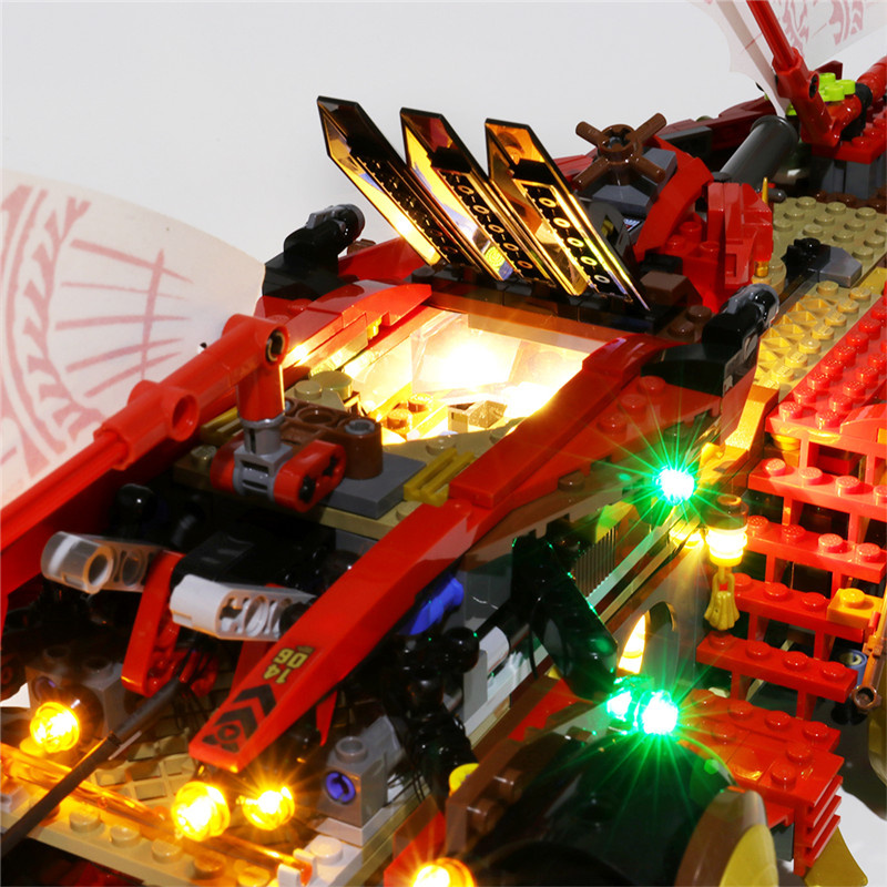 Ninjago Land Bounty LED Highting 세트 70677용 라이트 키트