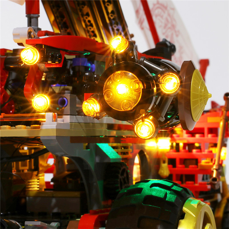 Ninjago Land Bounty LED Highting 세트 70677용 라이트 키트