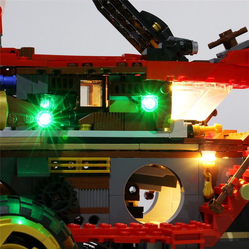 Ninjago Land Bounty LED Highting 세트 70677용 라이트 키트