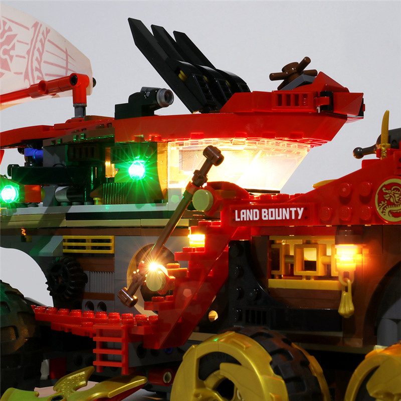 Ninjago Land Bounty LED Highting 세트 70677용 라이트 키트