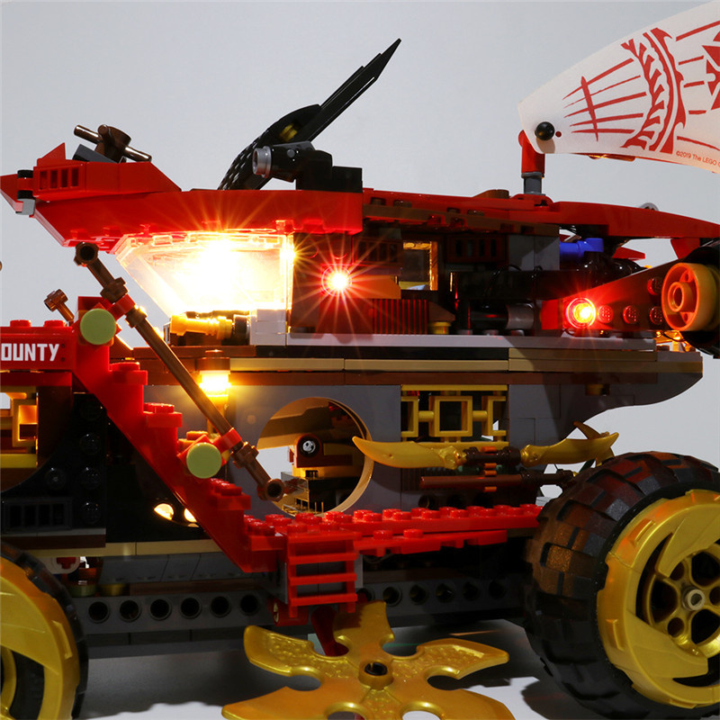 Ninjago Land Bounty LED Highting 세트 70677용 라이트 키트